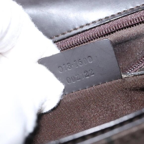 GUCCI GG Canvas Clutch Bag Brown Auth ep8047 - Picture 14 of 16